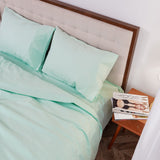 Простирадло на резинці Поплін Mint