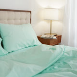 Простирадло на резинці Поплін Mint