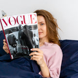 Комплект постільної білизни Сатин Premium Navy