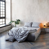 Простирадло на резинці Поплін Light Grey