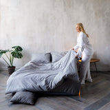 Комплект постільної білизни Сатин Premium Light Grey