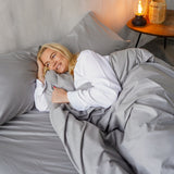 Комплект постільної білизни Сатин Premium Light Grey