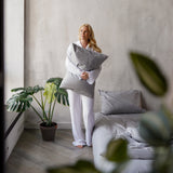 Комплект постільної білизни Сатин Premium Light Grey