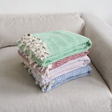 Плед бавовняний Soft - Bordo