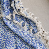 Плед бавовняний Soft - Blue