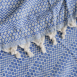 Плед бавовняний Soft - Blue