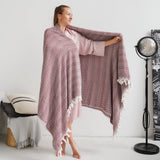 Плед бавовняний Soft - Bordo