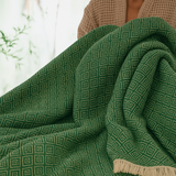 Плед бавовняний Soft - Green