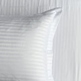 Комплект постільної білизни Страйп Сатин Royal White