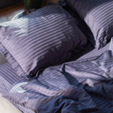 Простирадло на резинці Страйп Сатин Mineral