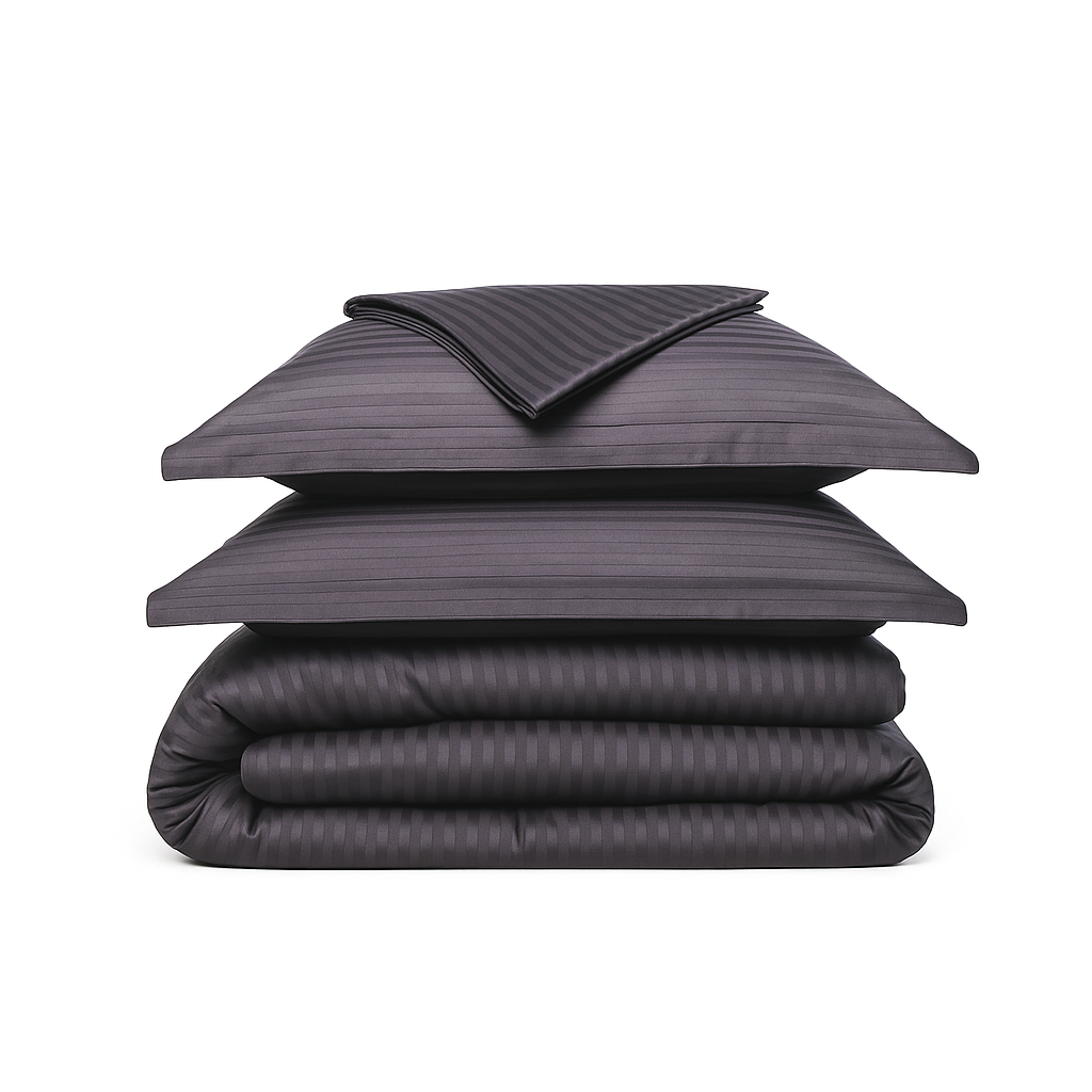 Комплект постільної білизни Страйп Сатин Mineral Moona