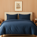Комплект постільної білизни Сатин Premium Navy