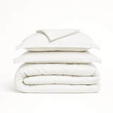 Комплект постільної білизни Страйп Сатин Royal White