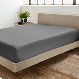 Простирадло на резинці Сатин Grey