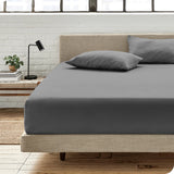 Простирадло на резинці Сатин Grey