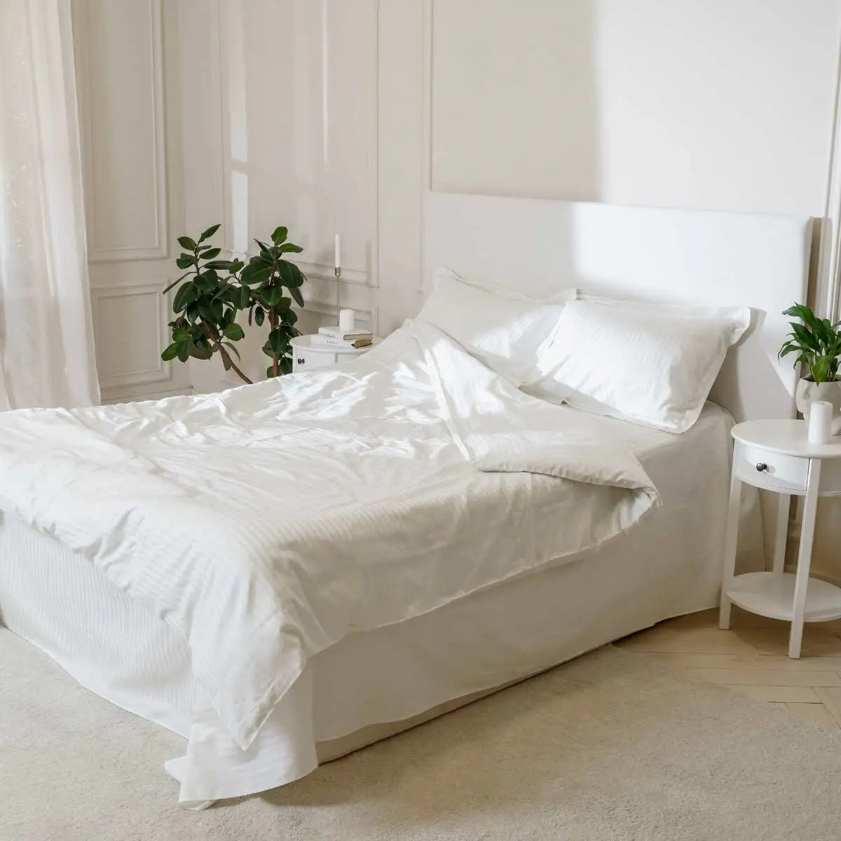 Комплект постільної білизни Cтрайп Cатин Etreta