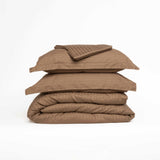 Комплект постільної білизни Cтрайп Cатин Dune