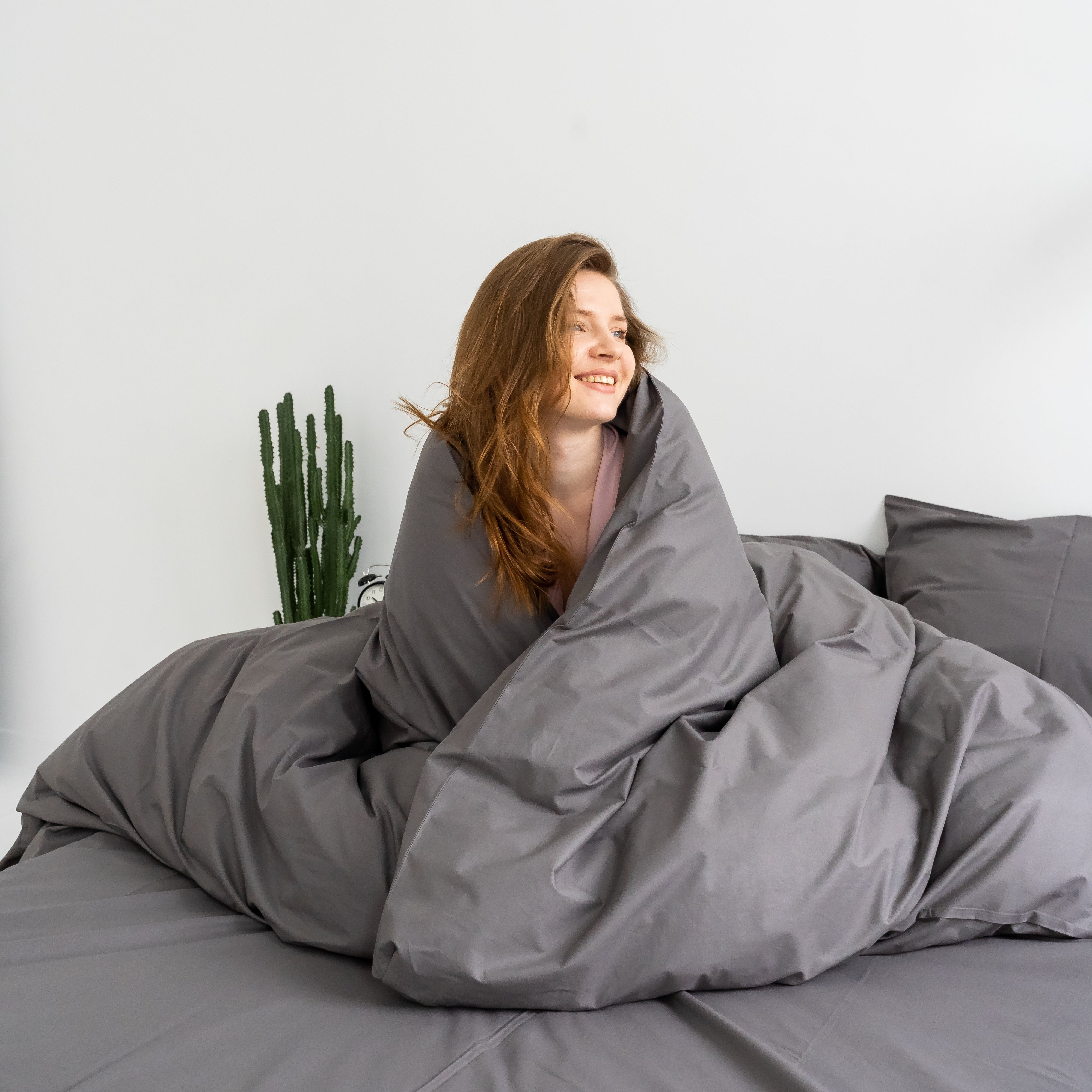 Комплект постільної білизни Поплін Grey Moona