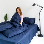 Комплект постільної білизни Поплін Navy Blue Moona