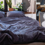 Комплект постільної білизни Страйп Сатин Mineral Moona