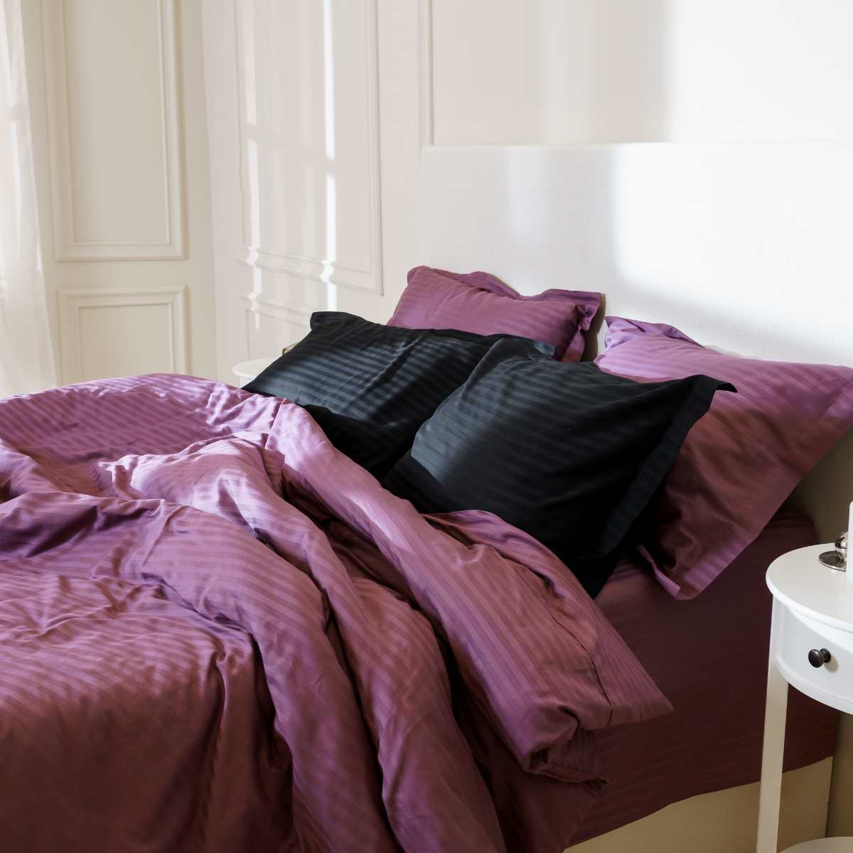 Набір наволочок Страйп Сатин Provence