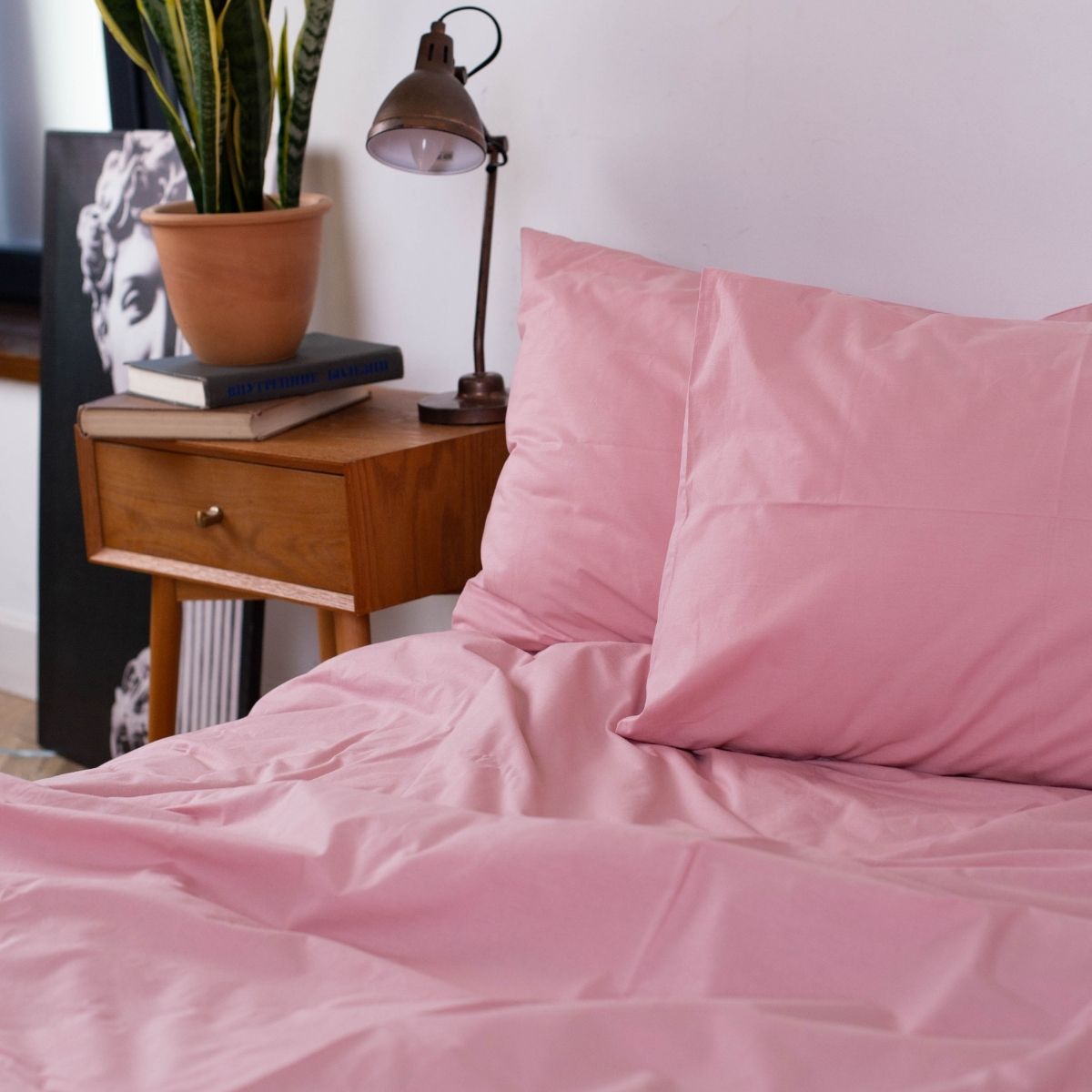 Простирадло на резинці Поплін Venice Moona