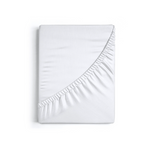 Простирадло на резинці Поплін White Moona