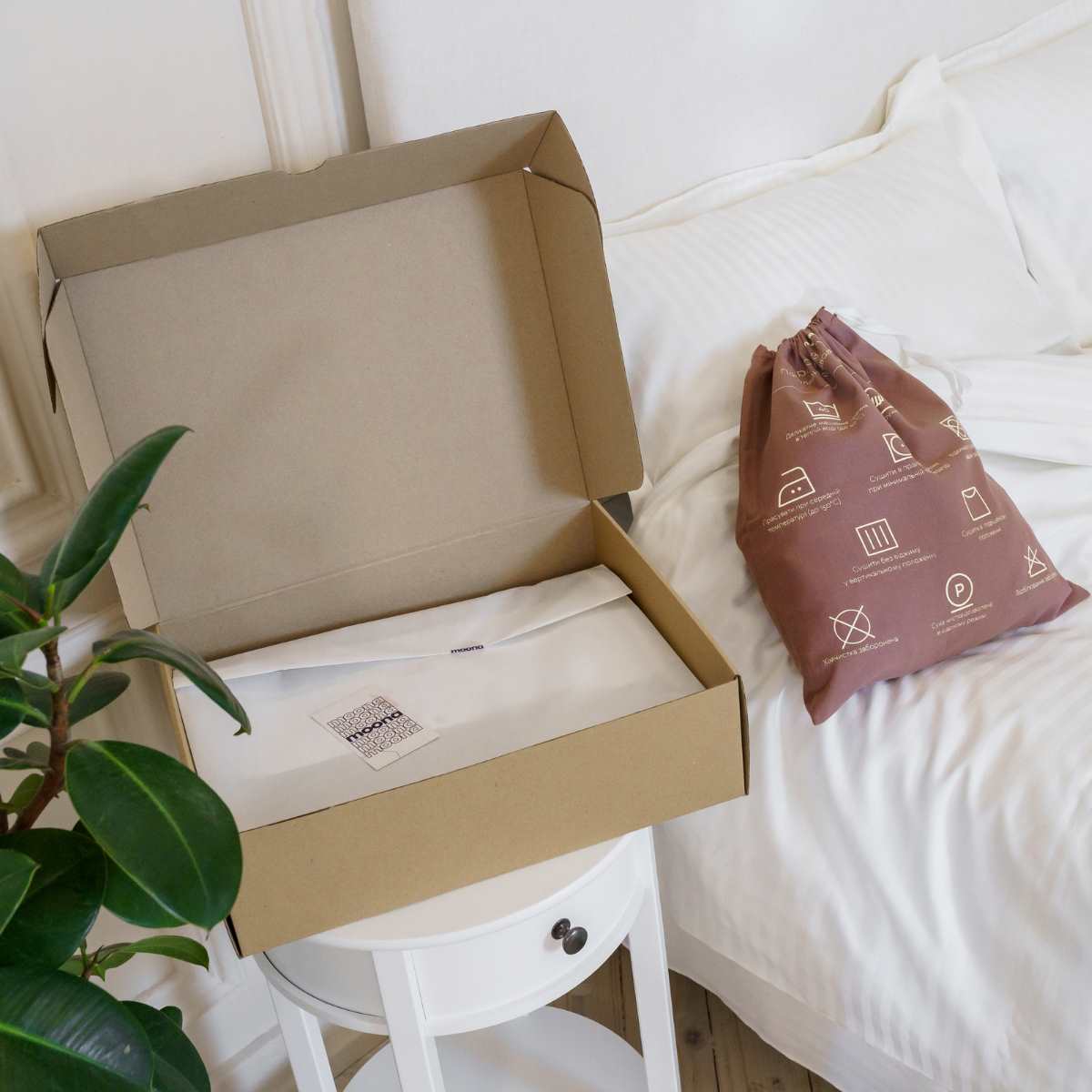 Комплект постільної білизни Cтрайп Cатин Provence