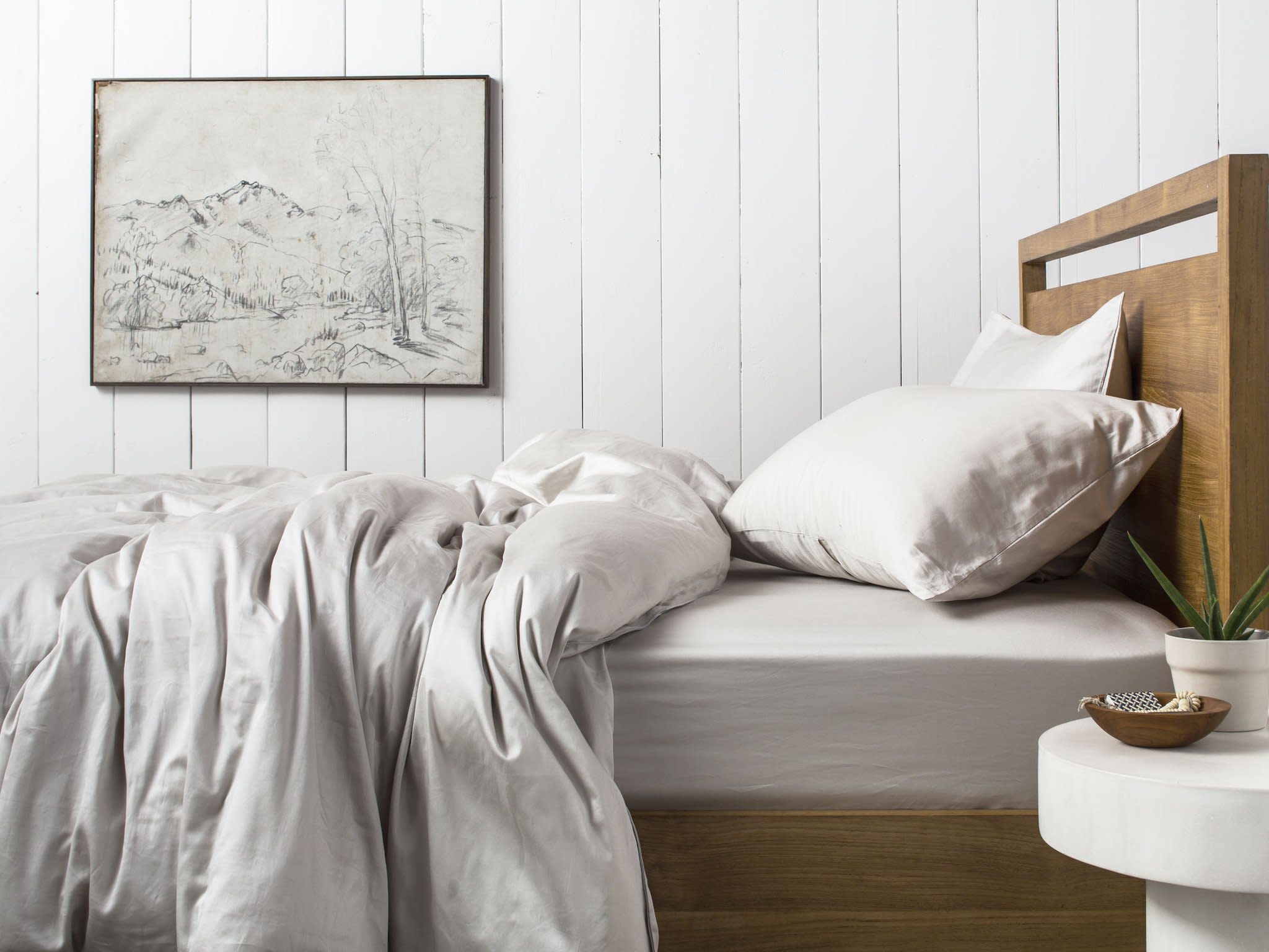 Комплекти постільної білизни Страйп сатин