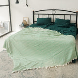 Плед бавовняний Soft - Light Green